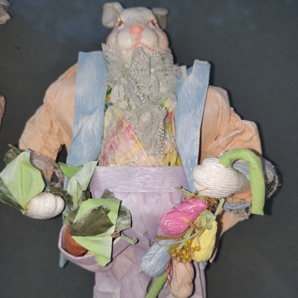 Handmade paper mache rabbits - Picture 6 of 12